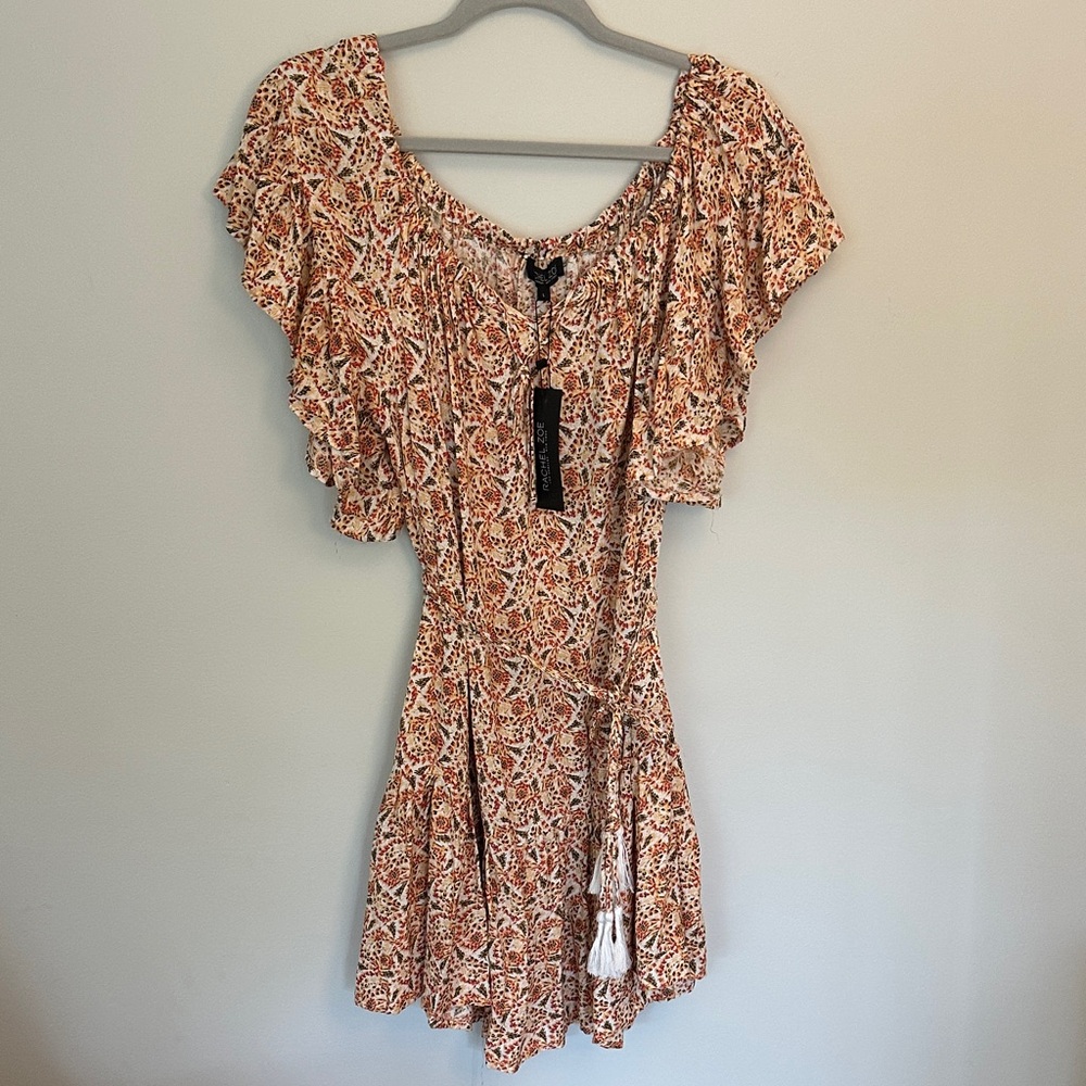 Rachel Zoe Multicolor Ruffle Mini Dress